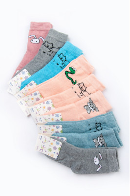 Шкарпетки для дівчинки махрові (зима)